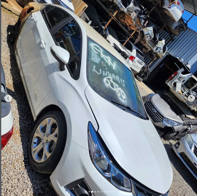 Sucata Chevrolet Cruze 1.4 Turbo 2020 153cvs Automático — imagem 2